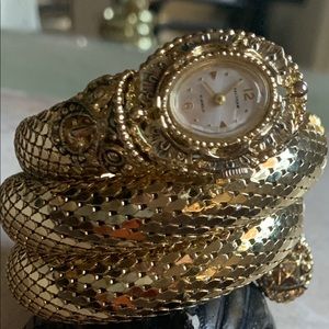 SOLD Waltham 17 Jewel Ladies Mesh Snake Bracelet